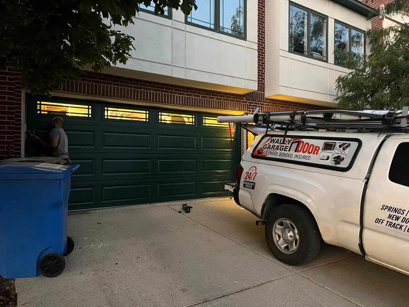 Wally Garage Door recent project in Chicago